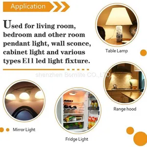 8W Led Bulb Equal to 75W 100W Halogen Bulb E11 Mini Candelabra Bulb for Indoor Light thumbnail-5