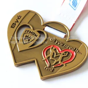 Cheap Custom 2D Metal Running Finishers Sports Medals With Colors thumbnail-4