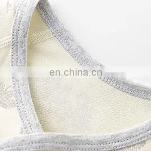 2018 Baby Factory Plain Color 100% Cotton Girls Vintage Baby Romper thumbnail-2