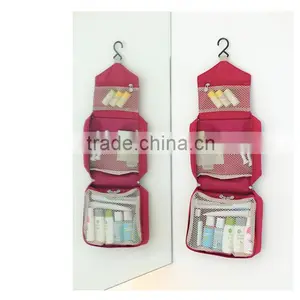 Makeup Organizer Hanging Cosmetic Bag Toiletry Kit for Travel Luggage thumbnail-5