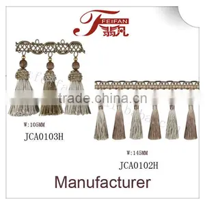 The New Rococo Style--nickel and Light Pink,curtain Tassel Fringe,wholesale Tassels,tassel and Fringe thumbnail-4