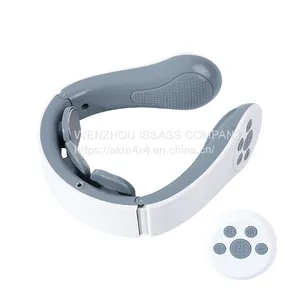 Intelligent Voice Call 3D Neck Massager Remote 2 Level Infrared Heating Pain Neck Care Massager thumbnail-3