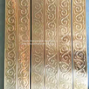 Embossed PVD Plating Color Stainless Steel Tube for Gate Guardrail thumbnail-3
