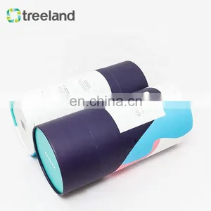 Custom Rigid Pillow Round Kraft Paper Tube Packaging thumbnail-5