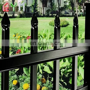 8 Ft Picket Fence Wrought Iron Fence Panel And Gate thumbnail-4