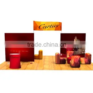 Wholesale in China Portable Promotion Advertising Exhibition Booth Display Stand Folding Expo Wall thumbnail-2