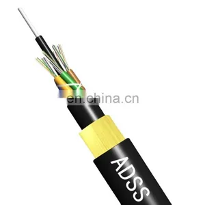 HDPE Jacket and FO Number of Tube 12 Telecommunication Use ADSS 24 48 96 144 Cores Single Mode Fiber Optic Cable thumbnail-4