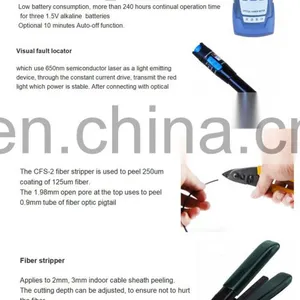 Best Selling Fiber Cleaver and Optical Power Optical Ftth Tool Kit thumbnail-3