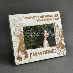 Solid Wood Frame Creative　wooden Photo Frame Wholesale Table Retro Picture Frame Wooden Photo Frame thumbnail-2