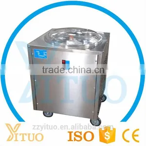 Flat Single Pan Fried Ice Cream Machine Ice Cream Roller thumbnail-4