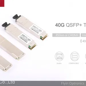 RoHS-6 Compliant 40gb/s ER4 40KM Fiber Optical Transceiver Sfp Module 40g Qsfp thumbnail-4