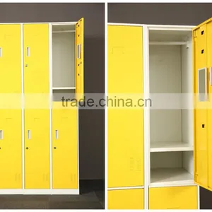 Color 6 Door Steel Cabinet 6 Tie Storage Locker School Customized Locker thumbnail-5