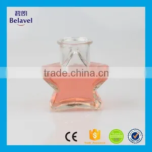 Xuzhou Factory Supply Five Star Shaped Cheap Clear Glass Bottle thumbnail-1