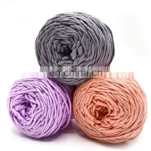 Solid Color High Quality Yarn Rug Cone Wool Tufting Cotton Yarn For Rug thumbnail-1
