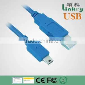New Arrival USB 2.0 Cable Male to USB Mini Cable 5-pin Male thumbnail-1