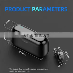 2000mAh Touch F9 9D Stereo BT5.1 True Wireless Headphones Headset Earbuds LCD Waterproof Noise Reduction Wireless Earphone F9 thumbnail-4