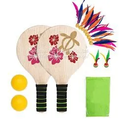 Outdoor Beach Summer Toys Paddle Ball Racket thumbnail-1