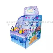 Guangdong Zhongshan Tai Le Play Children's Indoor Video Game Coin-operated Self-service Amusement Equipment Naughty Polar Bear Ball Shooting Machine Classic Game Win the Lottery thumbnail-3