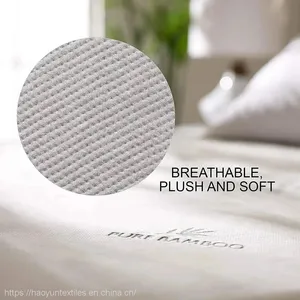 High Quality Hypoallergenic Waterproof Bamboo Jacquard Mattress Protector thumbnail-5