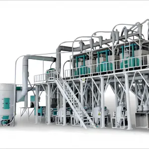 30tpd Maize Wheat Flour Mill Corn Flour Milling Machine Posho Milling Machinery thumbnail-1