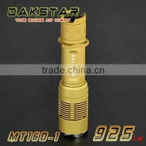 DAKSTAR MT16D-1 XML T6 925LM 18650 Over-discharge Protection Tactical Rechargeable Bicycle CREE LED Flashlight thumbnail-1