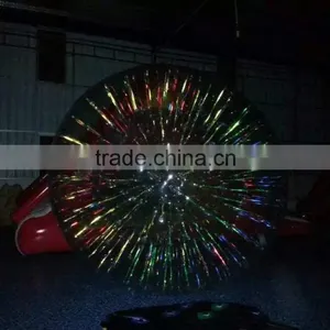 2015 Newest Football Inflatable Shinning Zorb Ball Rental Led Grasses Ball thumbnail-2