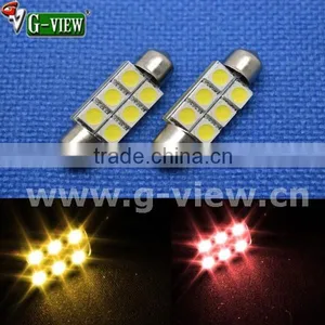 Hotsale Fesoon Auto Led Light 6smd 5050 Canbus Festoon C5W Car Led thumbnail-1