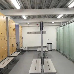 School Gym Change Rooms Furniture Colorful Wooden Laminate HPL Lockers Storages Cabinets thumbnail-2