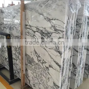 Polished Arabescato Corchia Stone Italy White Marble Quality Choice thumbnail-5