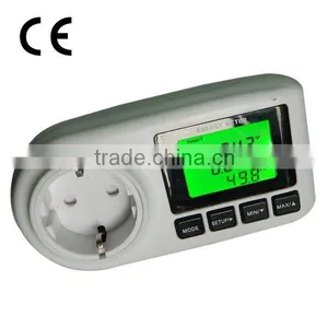 EU Plug Energy Meter SK410-V1 Single Phase Digital Display Large LCD Screen Home Use thumbnail-1