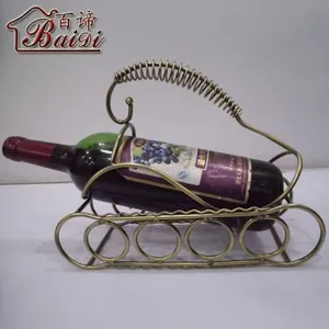 Baidie Tank Wine Rack in Ancient Green Color, Decorative Ornament thumbnail-1