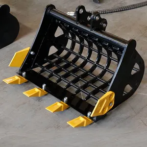 Hydraulic Rotation Grapple Bucket for Excavators - Ideal for Construction and Demolition Sites thumbnail-3