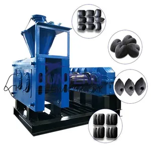 Customizable Electric Diesel Anthracite Biochar Coal Aluminum Slag Automatic Carbon Briquette Making Press Machine EPC thumbnail-1