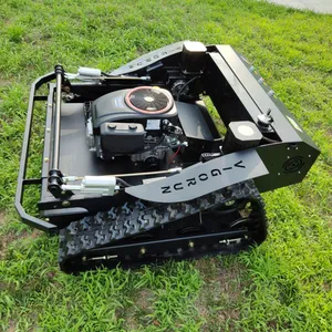 RC Lawn Mower 28V 1500W Generator Durable Slope Use RC Grass Slasher 6hp 12hp 24hp for Steep Slopes Vigorun VTLM800 thumbnail-1