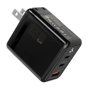 Compact 45W GaN Wall Charger With Foldable Plug for Travel and Office Use thumbnail-1