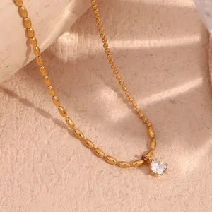Stainless Steel Necklace for Retail Boutiques 304 Steel Hypoallergenic Chain 1 Year Warranty Direct Factory thumbnail-4