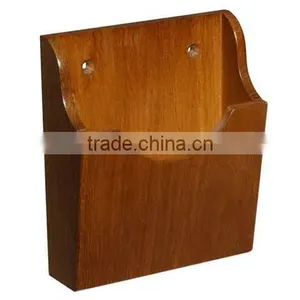 Hot Sale Restaurant Wooden Menu Holder Power Bank Wholesale Table Stand Drink Menu Card Holder thumbnail-1