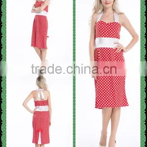 Bestdress Audrey 1950's Swing Vintage Rockabilly Polka Dot Dress thumbnail-4