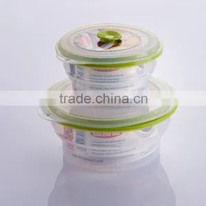 800ml Round Foldable Silicone Lunch Box Non-stick BPA FREE Food Container FDA LFGB DGCCRF Quality Choice Most Popular thumbnail-6