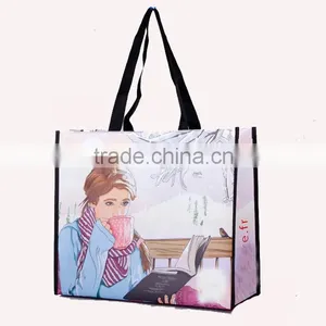 Customized pp Pictures Printing Non Woven Shopping Bag thumbnail-3