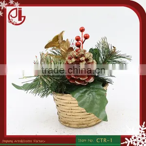 New Arrival Small Pine Placed In The Desktop Mini Christmas Tree Decoration thumbnail-1