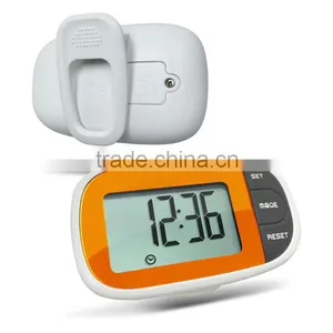2015 New Design Pedometer Large Logo Printing Position With Soft Rubber Keypad Calorie Pedometer thumbnail-3
