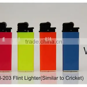 Plastic Mini BIC CRICKET Flint Lighter FH-203 With Butane Gas Neon Color thumbnail-5
