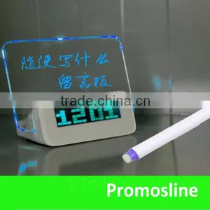 Hot Selling Custom LED Alarm Clock With Message Board thumbnail-2