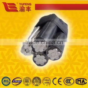 PVC/PE/XLPE Insulation 0.6/1kv AAAC,AAC,ACSR Conductor Service Drop Power Cable thumbnail-1