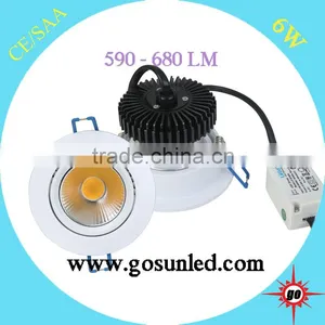 High Quality 6w High Powerful Led Round Downlight thumbnail-4