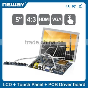 5 Inch Electronic Touchscreen Module for Industrial Application With VGA Input thumbnail-1
