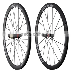2015 New 38mm Carbon Clincher /tubular Wheels 700c Road Bicycle Carbon Wheelset thumbnail-1