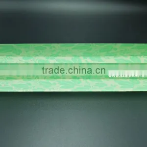 Custom Clear Desktop Decoration Printed Flower Pattern Long Acrylic Paperweight Bar thumbnail-3