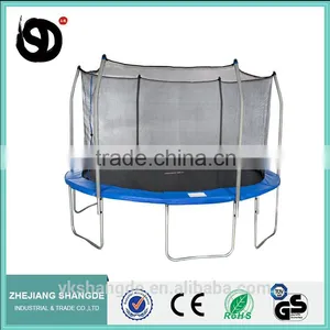 15ft Big Heavy Duty Amusement Trampolines With High Quality With Round Fitness Mats and Child Safety Net thumbnail-2